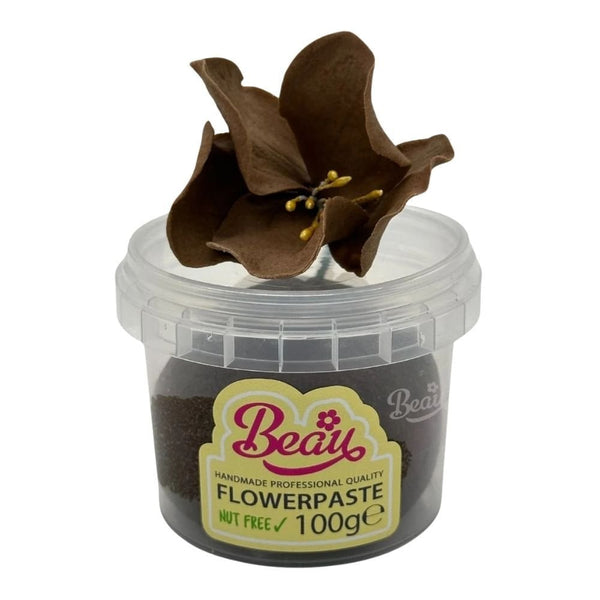 Chocolate Brown Flower Paste 100g