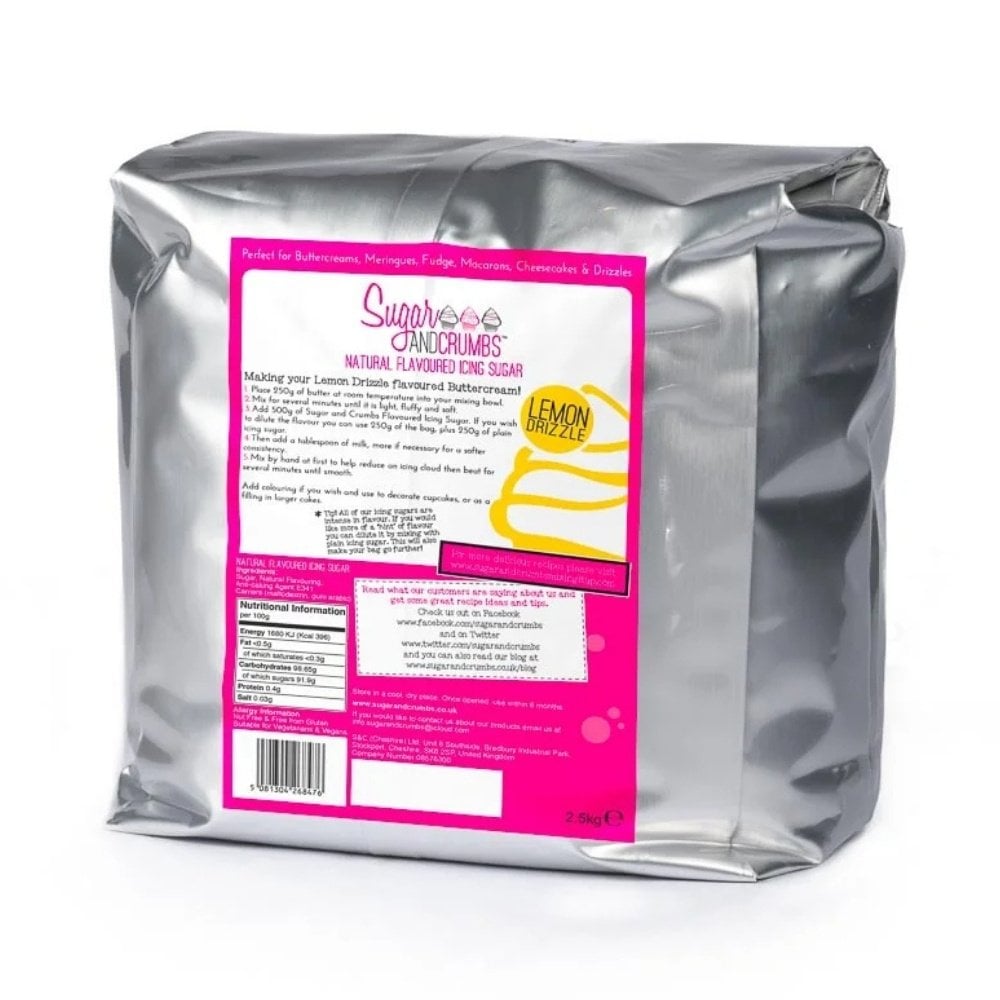 Lemon Drizzle - Natural Flavoured Icing Sugar