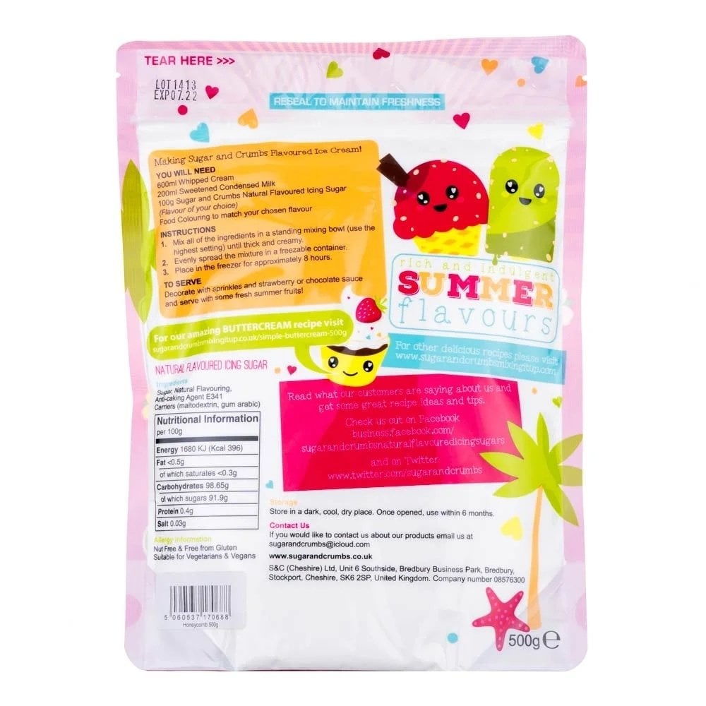 Honeycomb Icing Sugar 500g