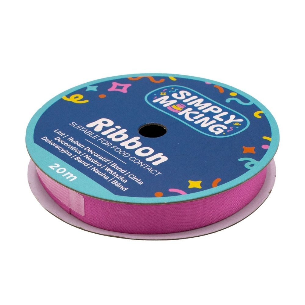 Pink Food-Safe Ribbon x 20 Metres