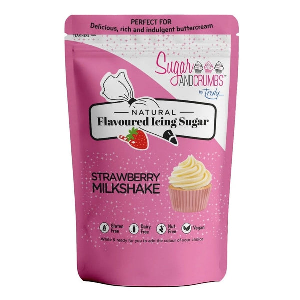 Strawberry Milkshake - Natural Flavoured Icing Sugar 500g