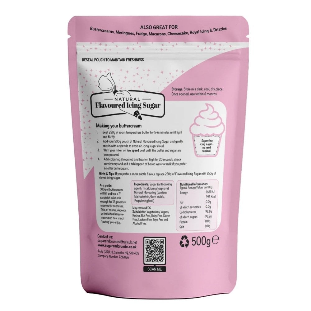 Coconut - Natural Flavoured Icing Sugar 500g