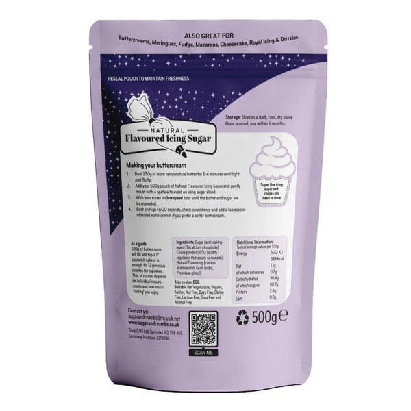 Chocolate Honeycomb - Natural Flavoured Icing Sugar 500g