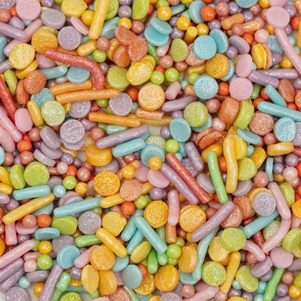 Pastel Rainbow Sprinkle Mix 76g