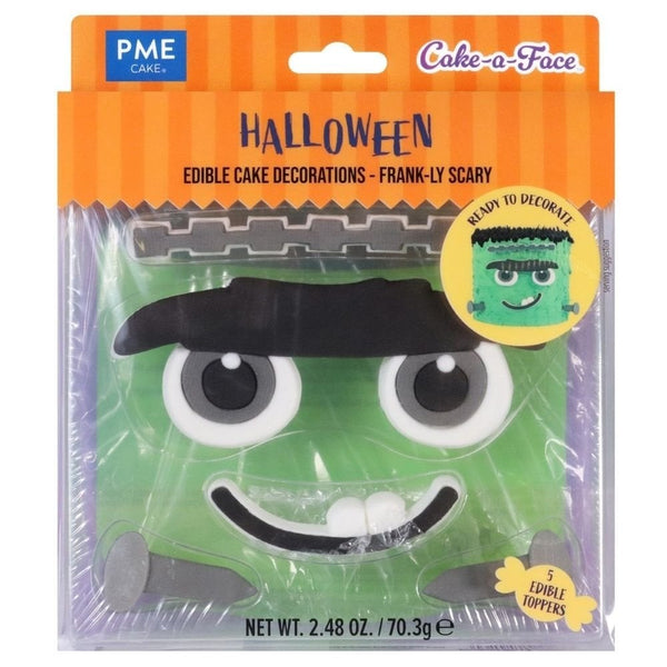 Frankenstein Halloween Edible Cake Decorations Set of 5