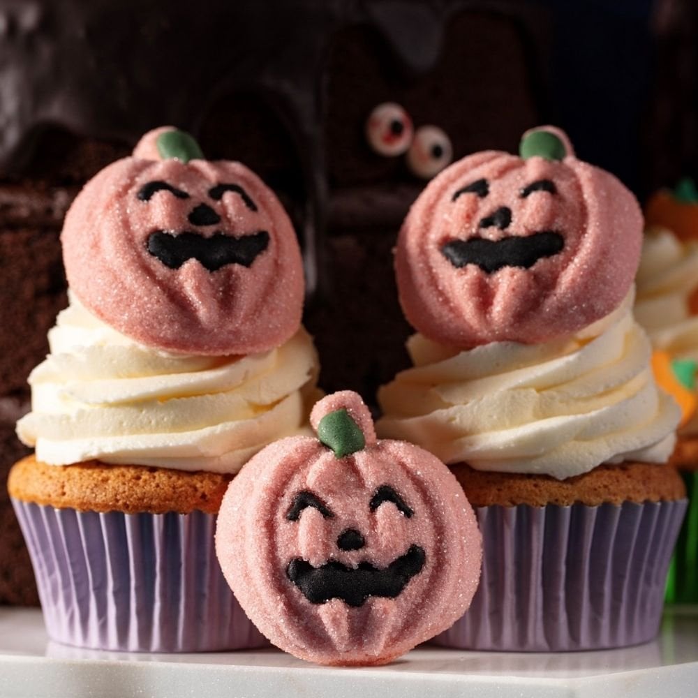Pumpkin Halloween Marshmallows Pack of 12