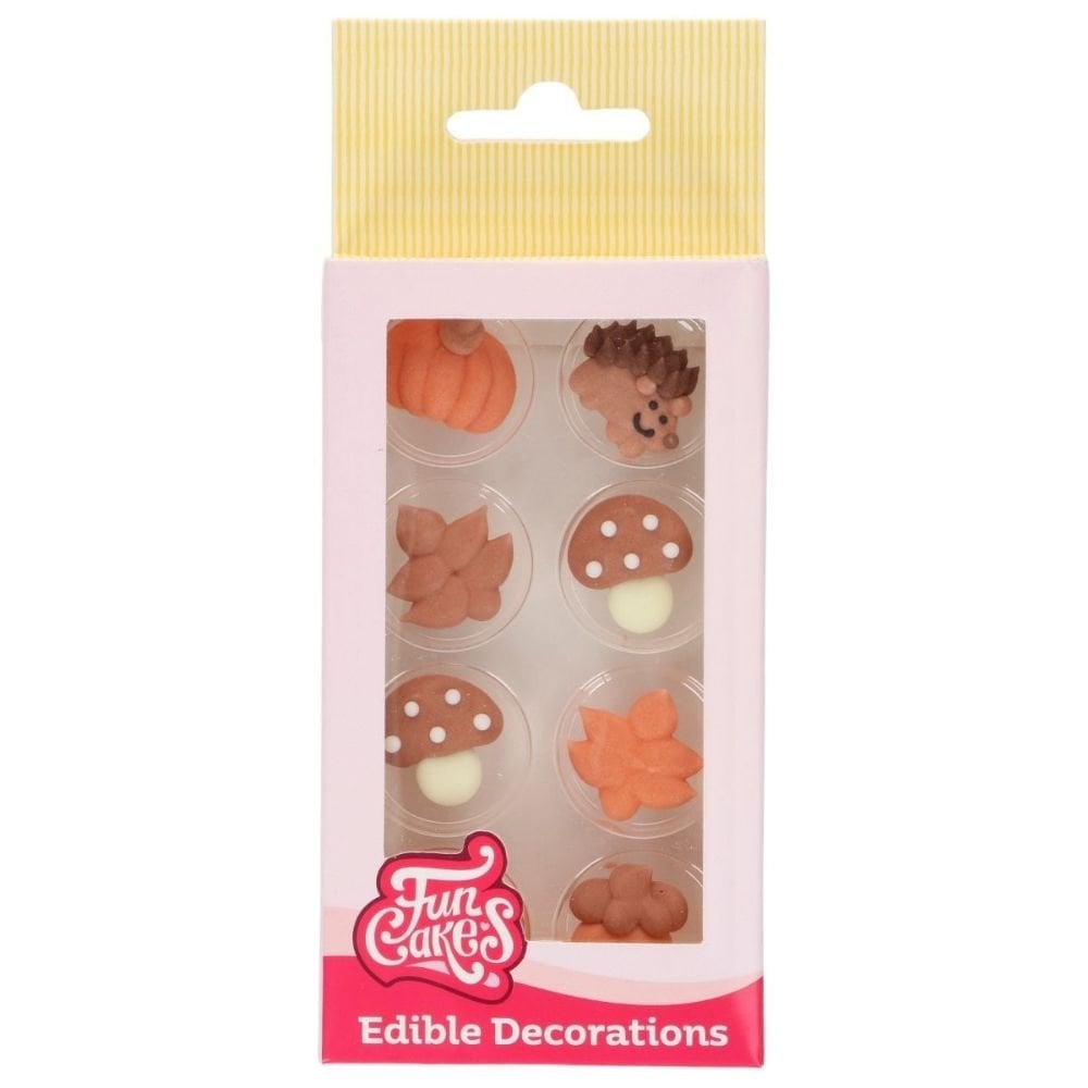 Fall Sugar Decorations Set of 8