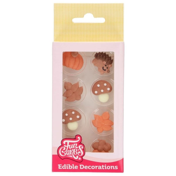 Fall Sugar Decorations Set of 8