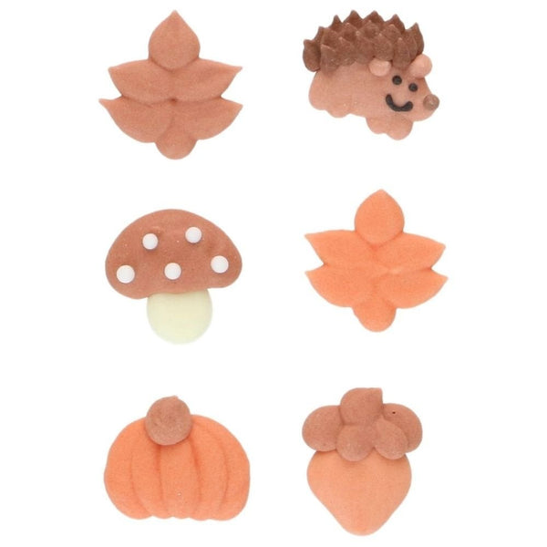 Fall Sugar Decorations Set of 8