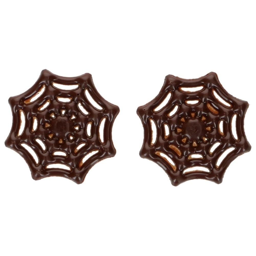 Spider Webs Chocolate Decorations Pack of 6