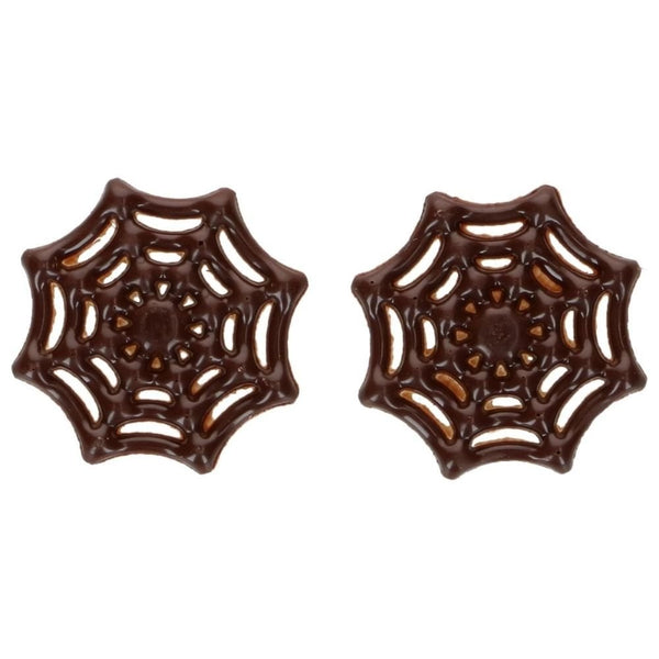 Spider Webs Chocolate Decorations Pack of 6