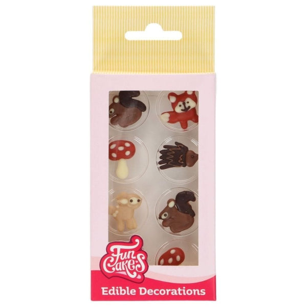 Fall Animals Chocolate Decorations Set of 8