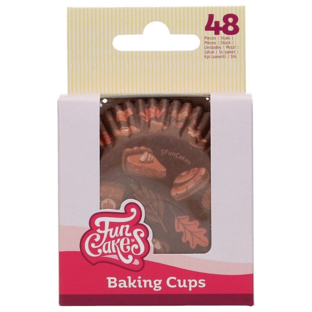 Cozy Fall Baking Cups Pack of 48
