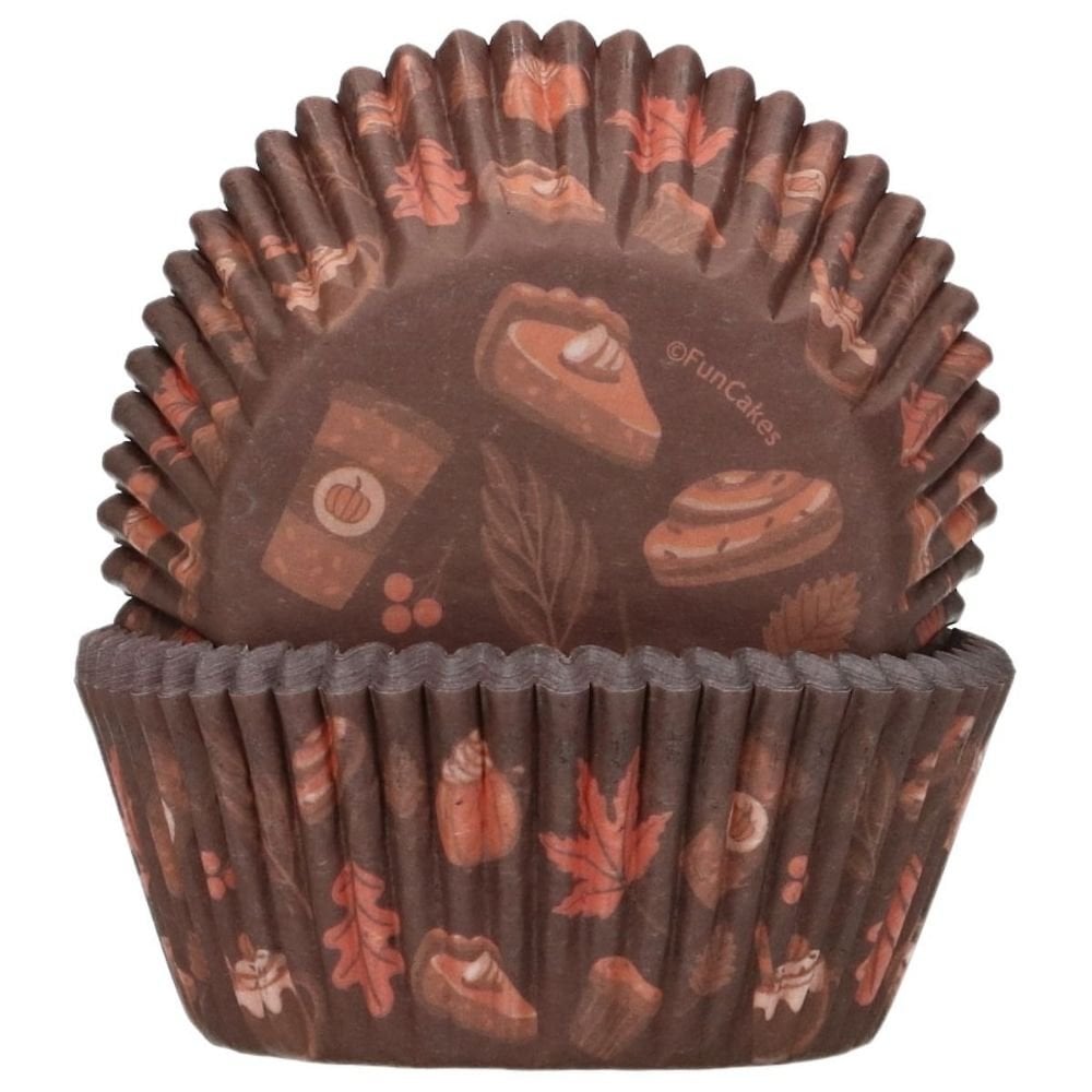 Cozy Fall Baking Cups Pack of 48