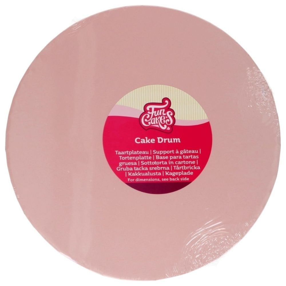 12mm Pastel Pink Round Cake Drum Board