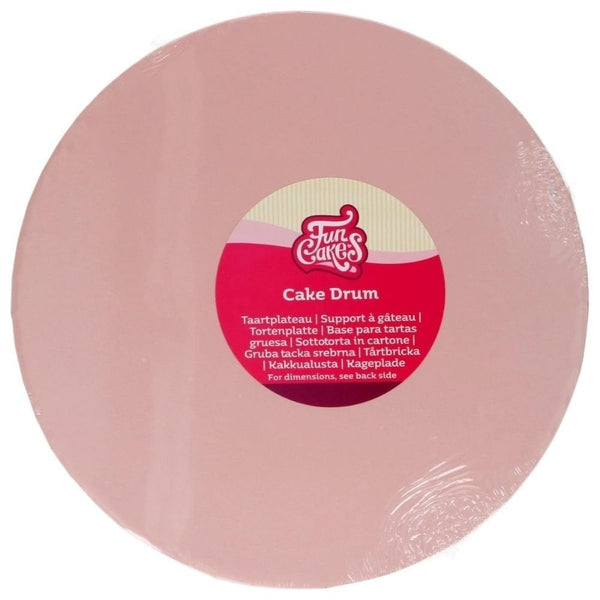12mm Pastel Pink Round Cake Drum Board