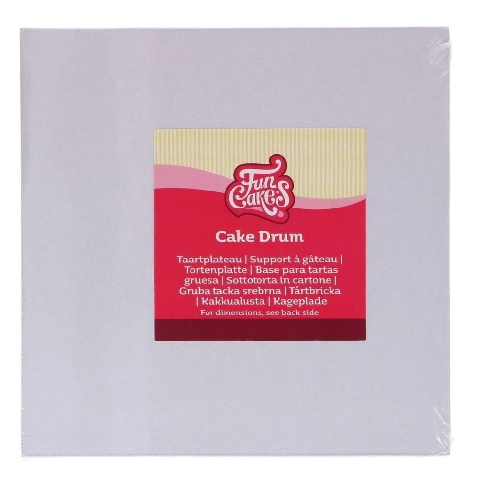 12mm White Square Cake Drum Board
