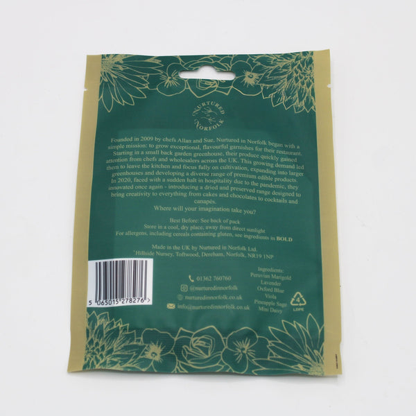 Mixed Flowers & Leaves Pressed Edible Flowers