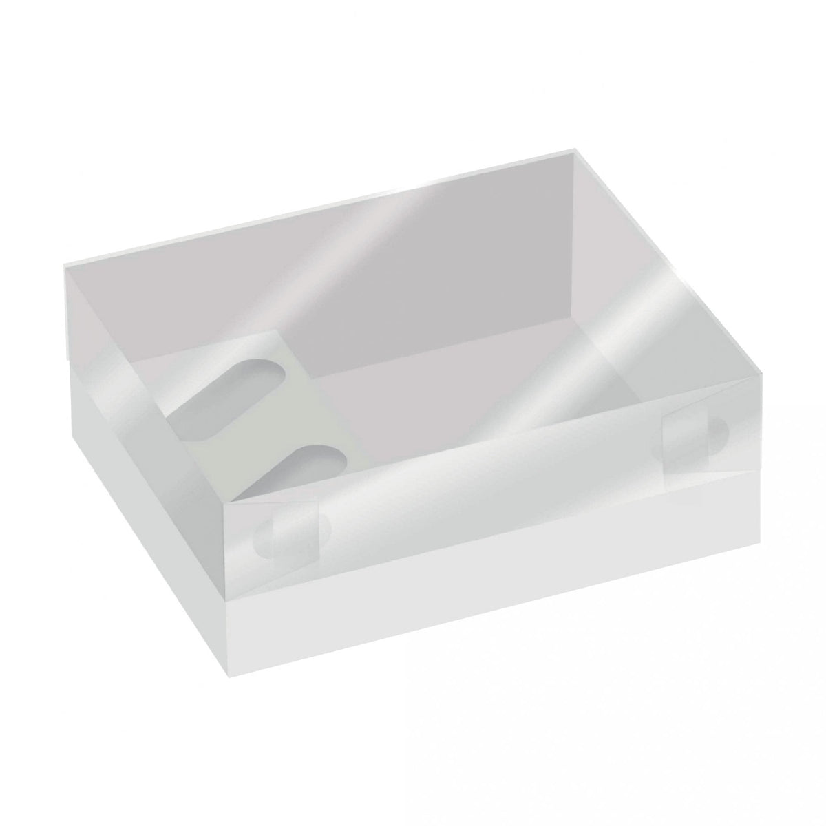 3" Deep White Hamper & Cupcake Box (Pack of 2)