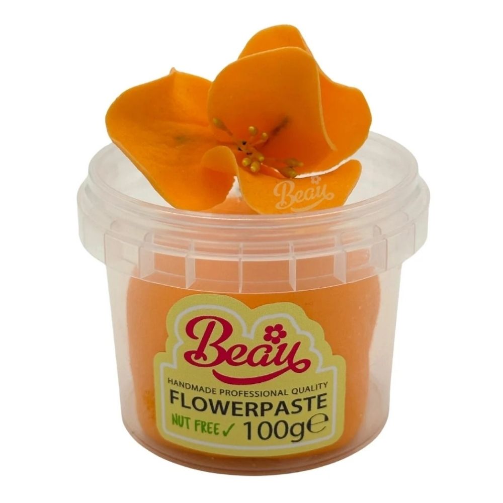 Orange Sorbet Flower Paste 100g