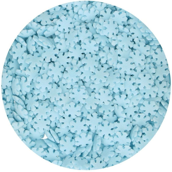 Blue Snowflake Sprinkles 50g