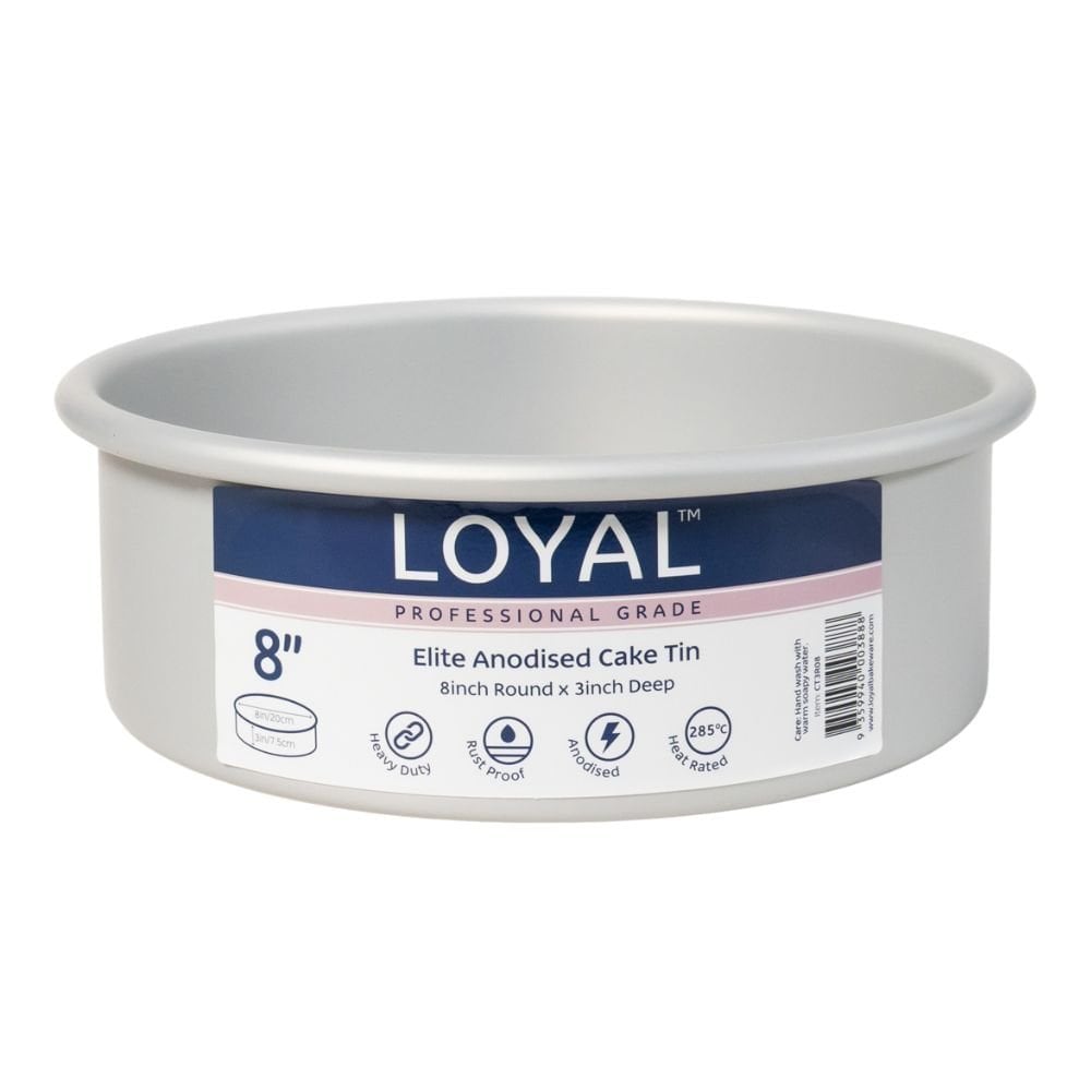 3" Deep Round Elite Anodised Cake Tin