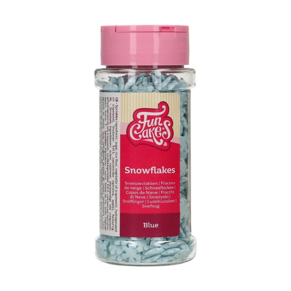 Blue Snowflake Sprinkles 50g