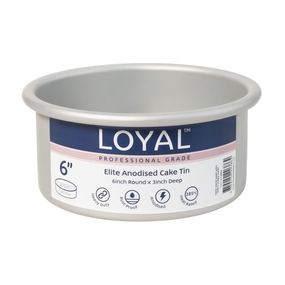 3" Deep Round Elite Anodised Cake Tin