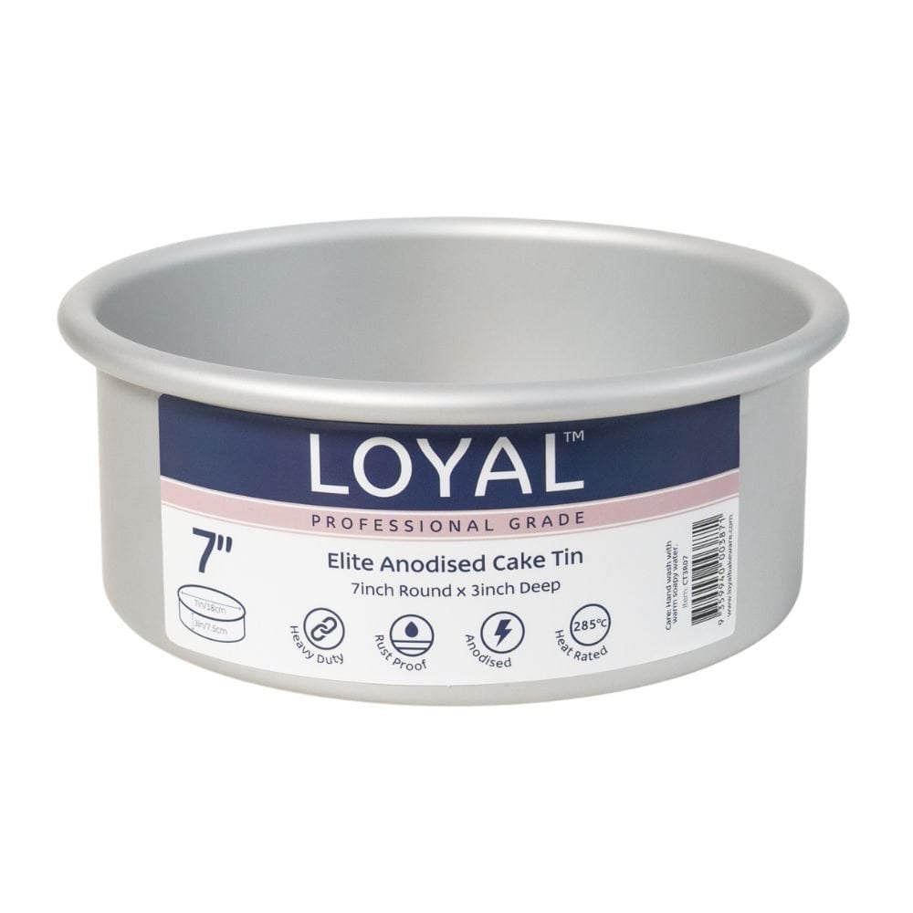 3" Deep Round Elite Anodised Cake Tin